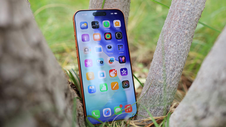 Taking an iPhone outside can cause the auto-brightness feature to kick in, drawing more power from the battery (Image credit: Lance Ulanoff / Future)