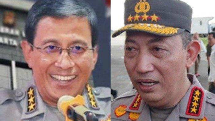 MIRIP - Kapolri Jenderal Listyo Sigit Prabowo (kanan) menyebut calon wakapolri yang akan dipilih nanti mirip dengan Komjen Ahmad Dofiri(kiri). (kolase tribunnews)