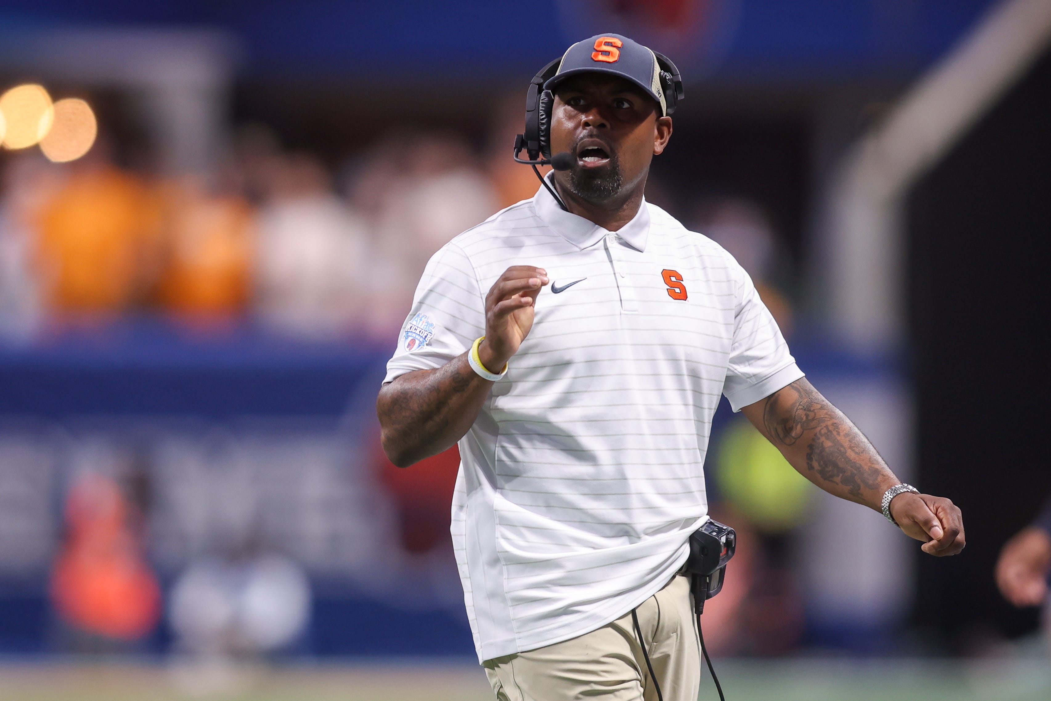 Syracuse football coach Fran Brown has colorful response about this ...