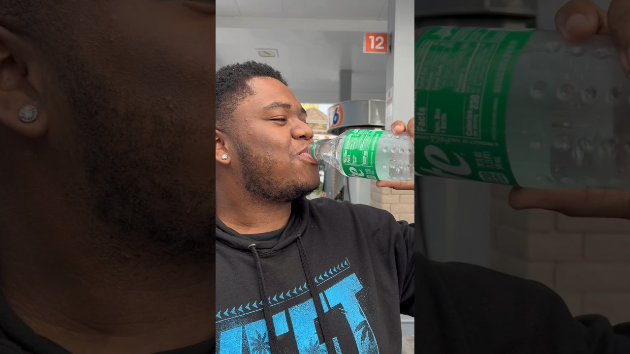 Can you finish a Sprite in one sip for $40? 👀 #foodie #challenge # ...