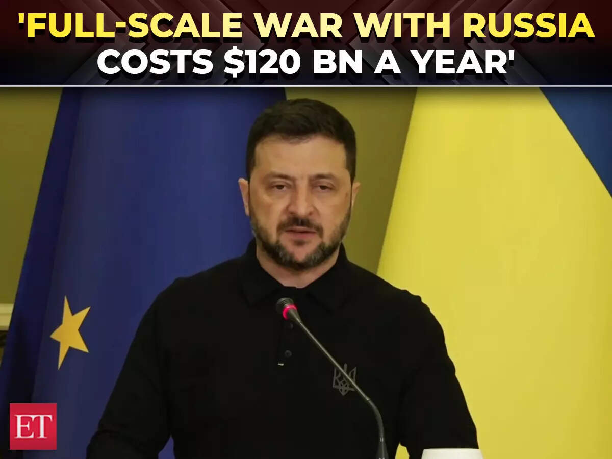 'War with Russia costs 120 bn a year...' Zelenskyy unveils Ukraine’s