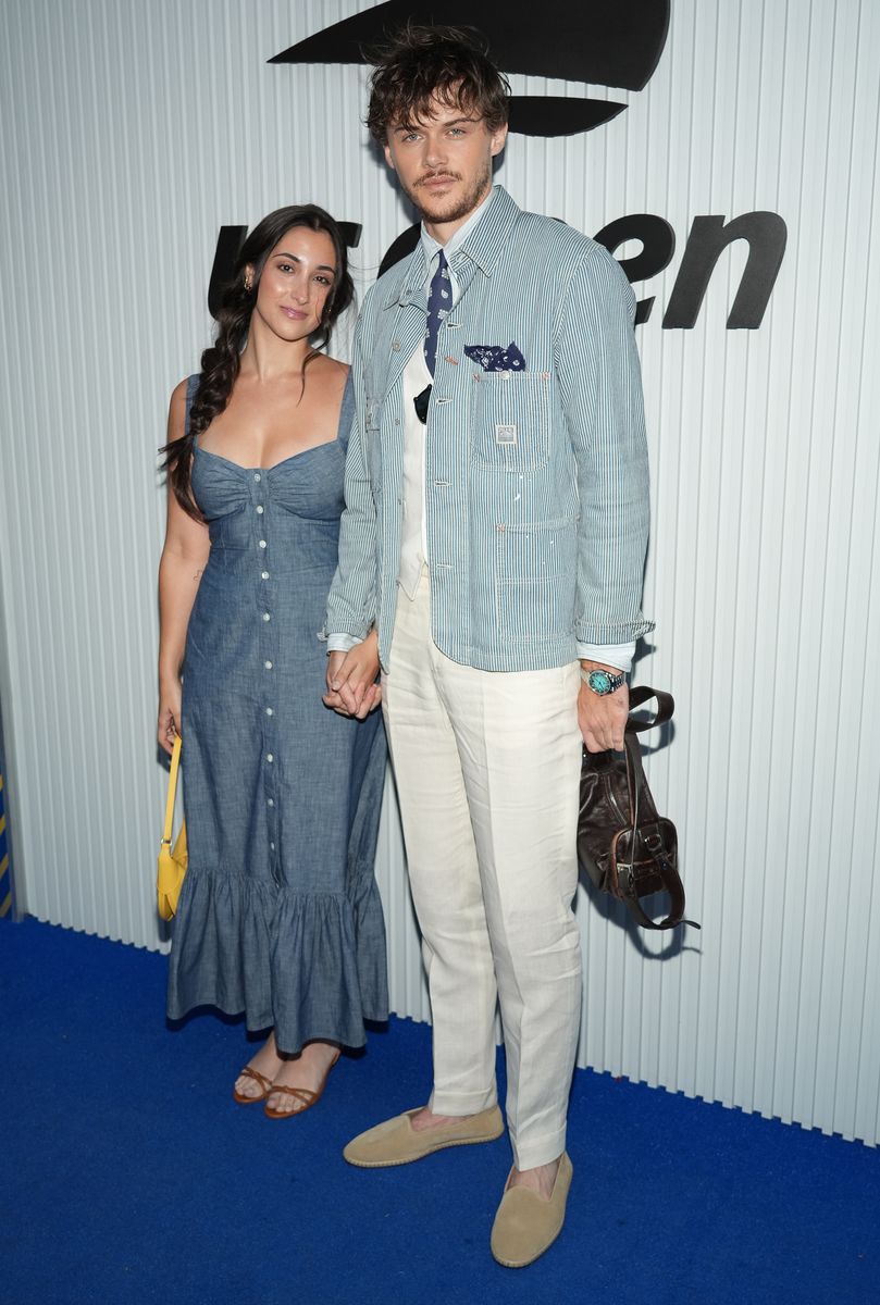 Isabel Machado and Christopher Briney at the 2025 US Open