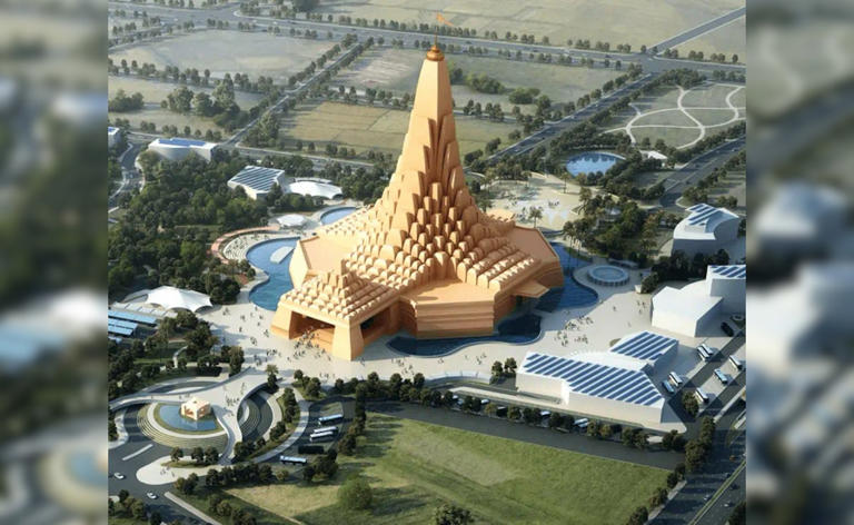 Adani Cement Creates World Record For Largest Religious Temple Raft Foundation