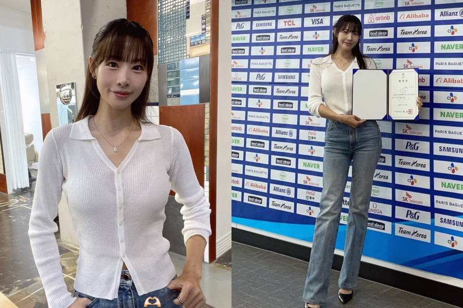 힘숨찐 몸매 공개한 전직 리듬체조선수 신수지