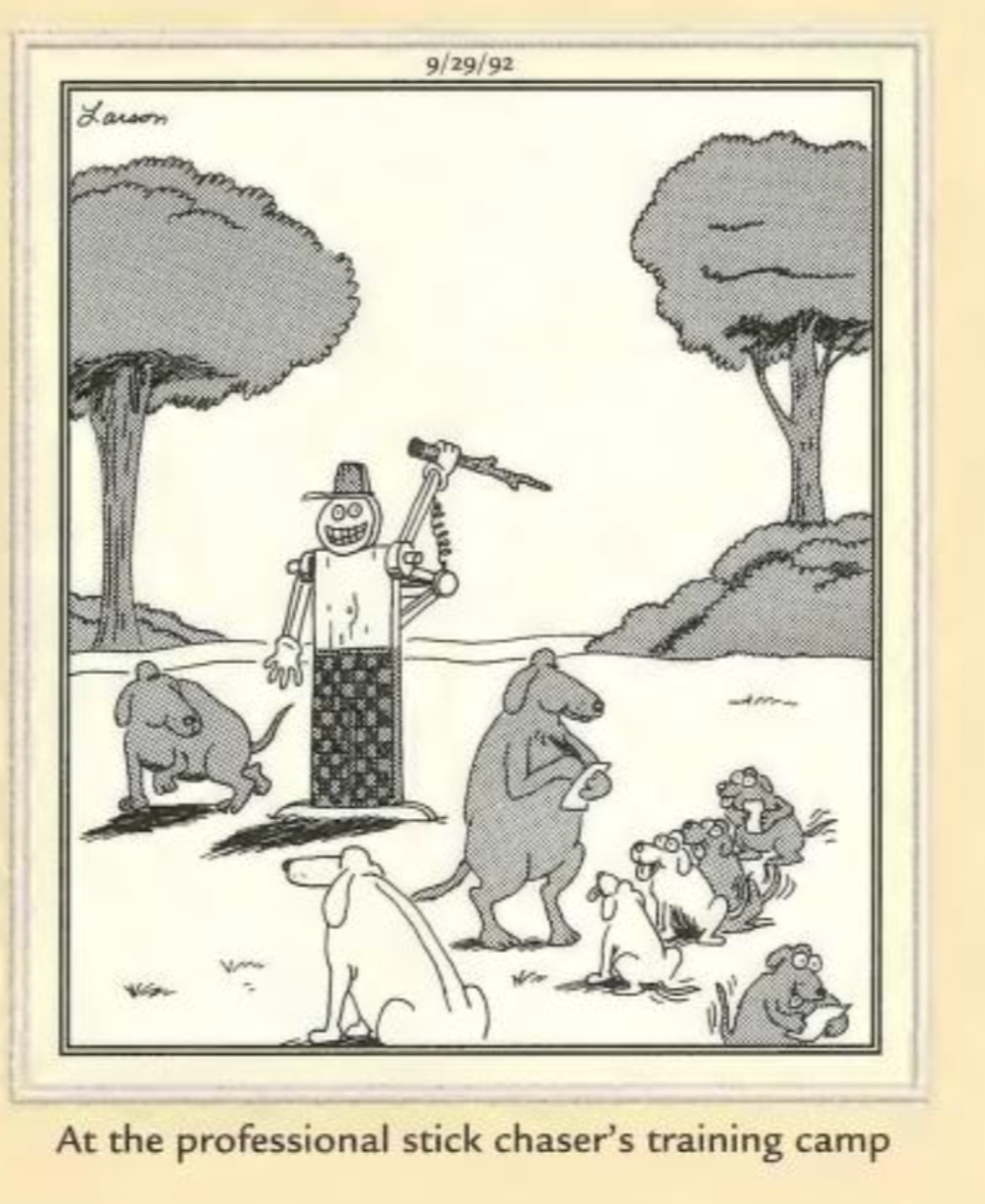 The Far Side dogs