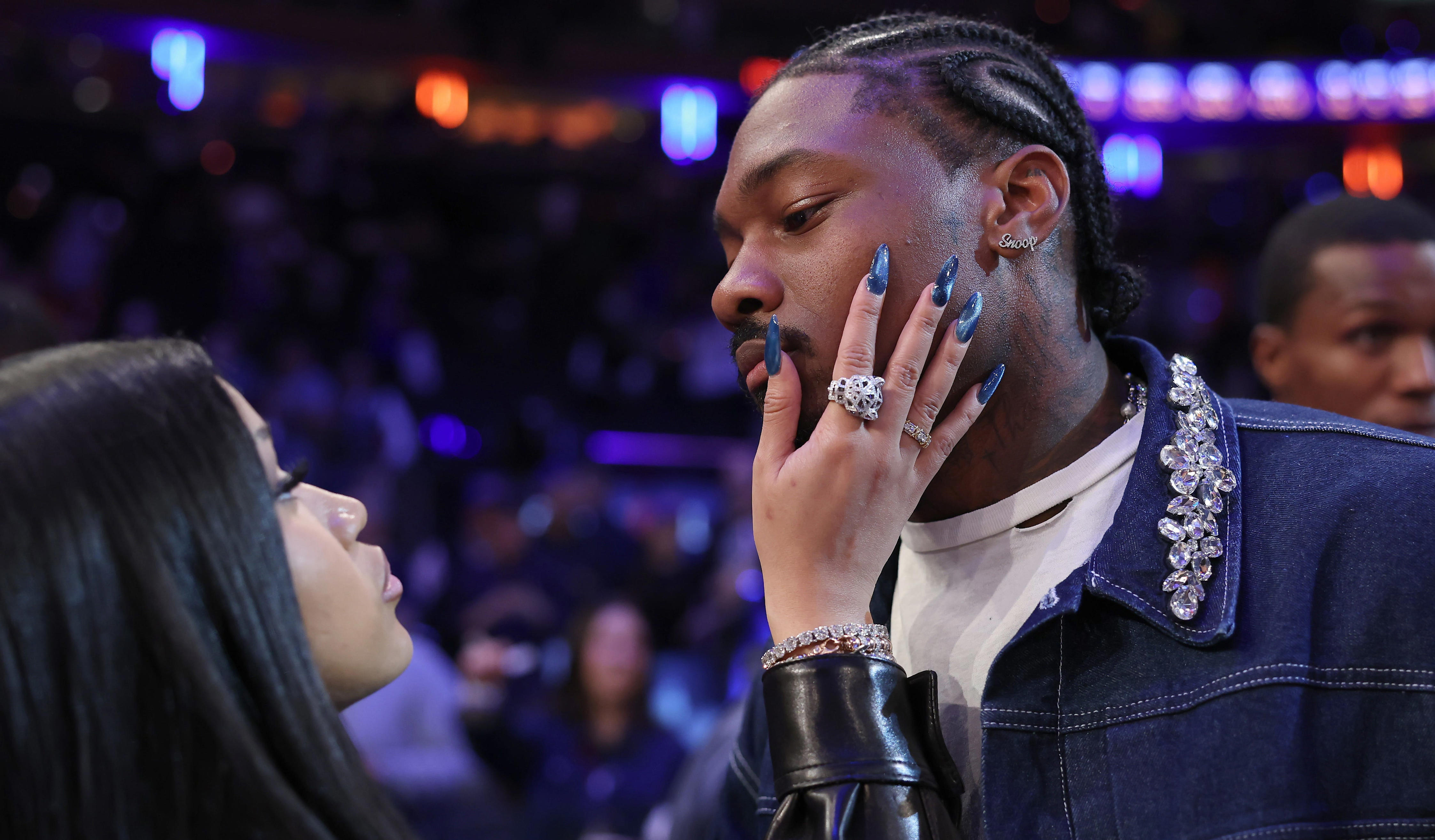Stefon Diggs played it coy when asked about Cardi B’s pregnancy