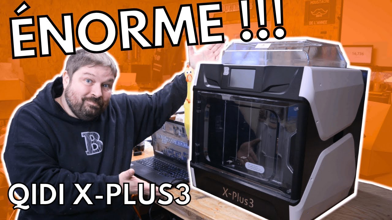 QIDI XPLUS3 Imprimante 3D géante, polyvalente et facile d’utilisation — free download