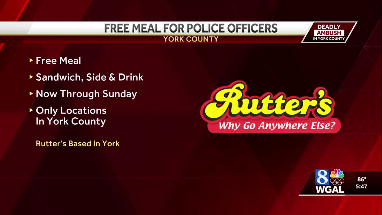 Rutter's convenience store in York County is offering free meals to ...