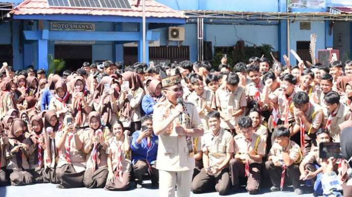 Pendidikan Jadi Prioritas, Gubernur Kalteng Serap Aspirasi dan Pantau Sarpras di SMAN 1 Sampit