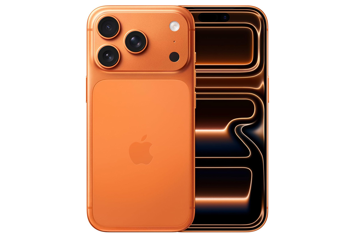 Produktbild des iPhone 17 Pro vor weißem Hintergrund