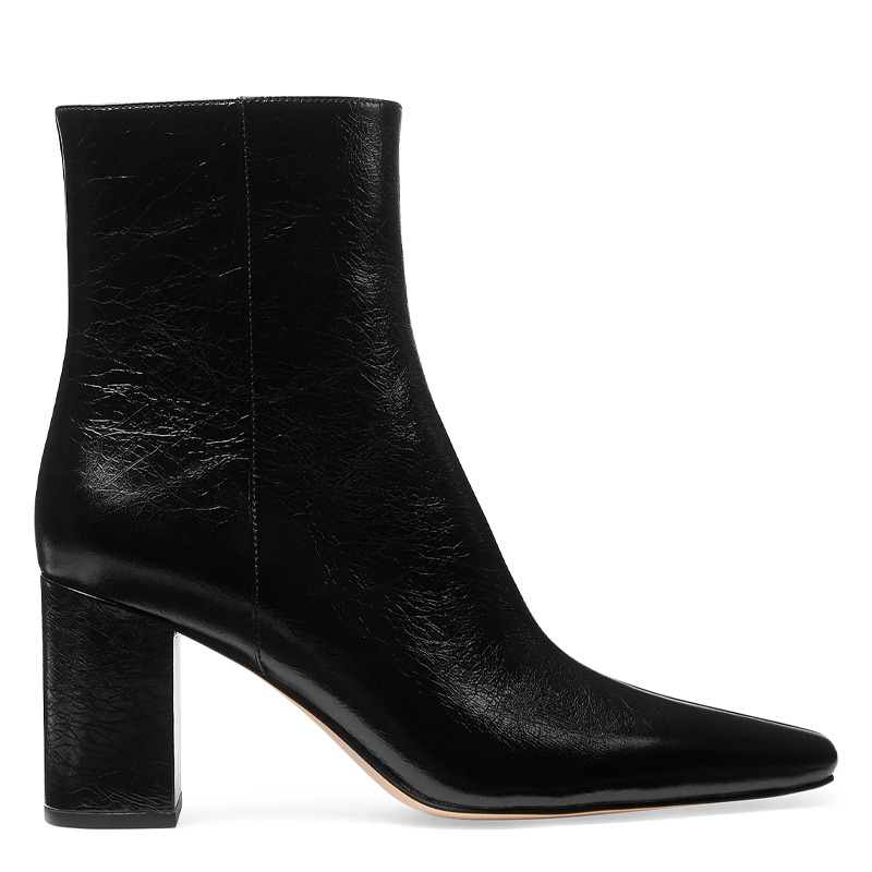 Black pointed toe ankle boots, Michael Michael Kors