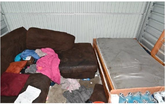 Adults charged with child neglect after 6 children found in storage ...