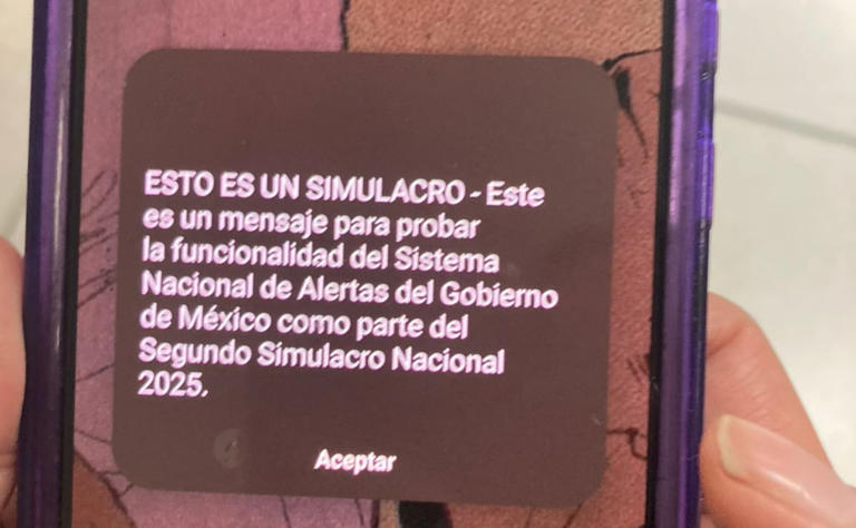 Segundo Simulacro Nacional 2025: suena la alerta sísmica en la CDMX ...