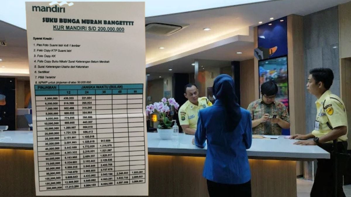 Hati-hati! Tabel angsuran KUR Mandiri 2025 plafon Rp100 juta terbaru desember