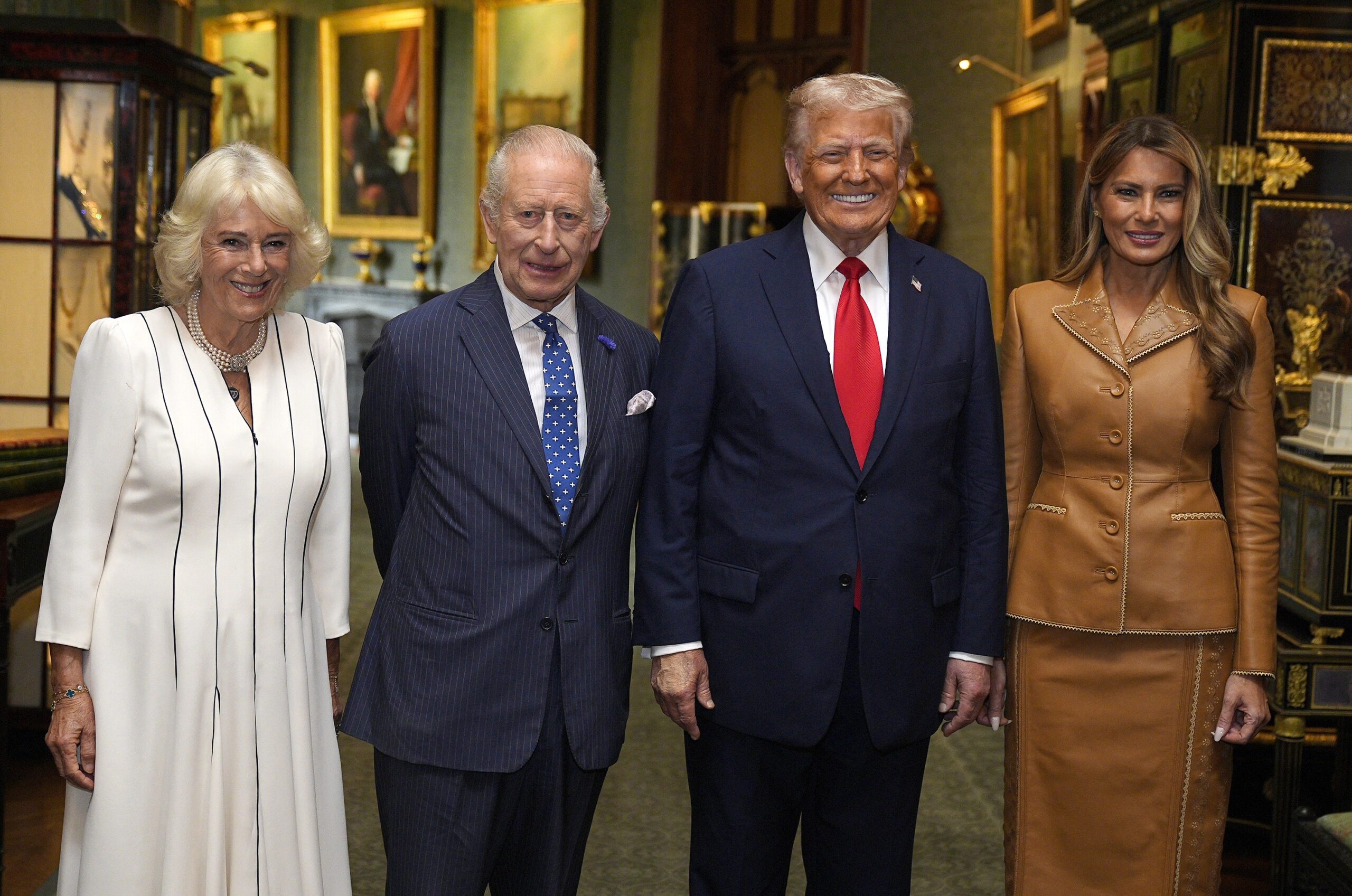 Melania Trump's leather outfit sparks outrage