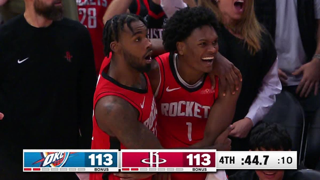 Les Rockets arrachent la victoire face au Thunder