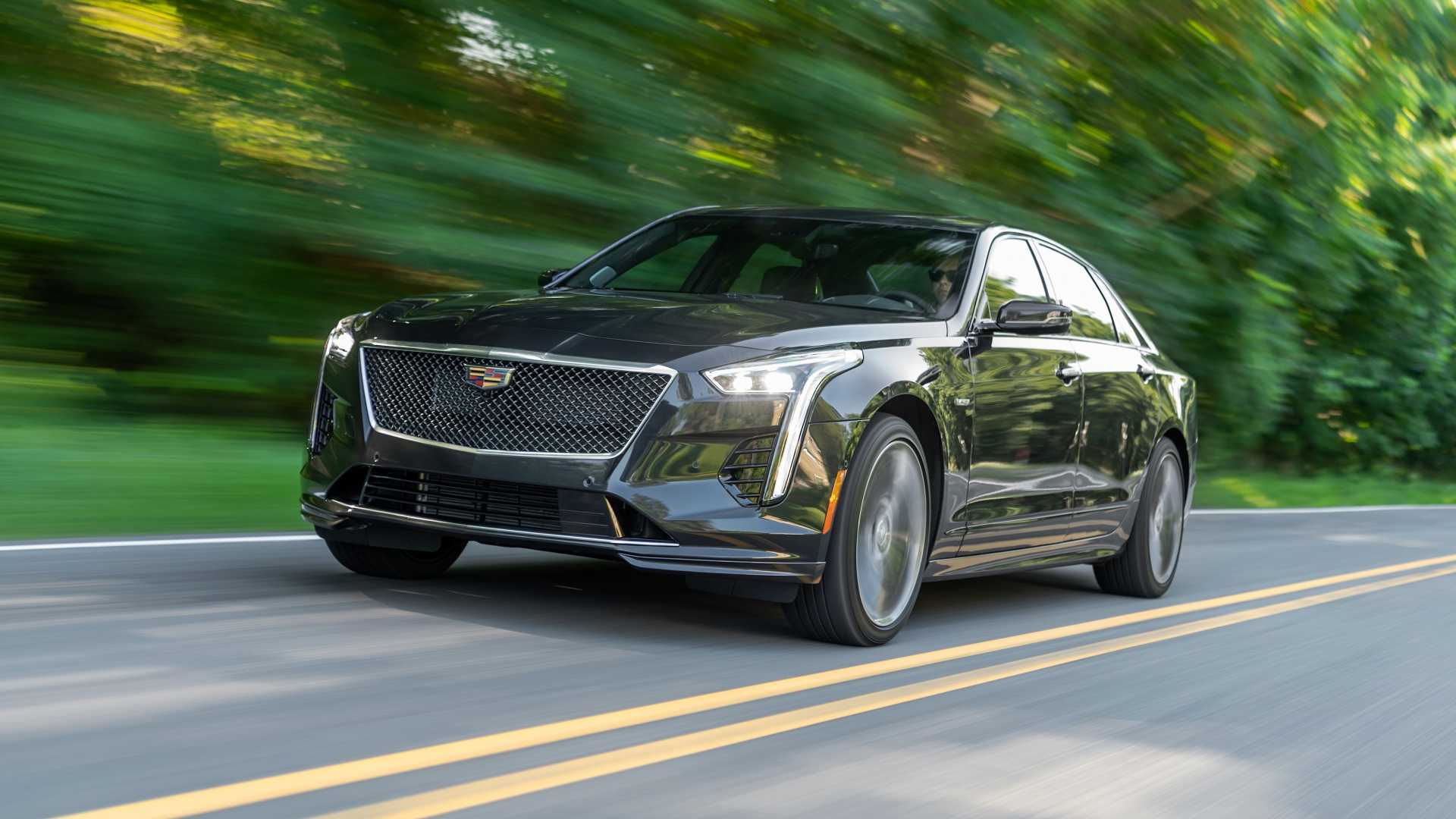 2019 Cadillac CT6-V -- Front Three-Quarter Driving