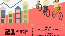 Ikuti Edufun Bike, Gowes Sehat dan Investasi Kuat di Palembang