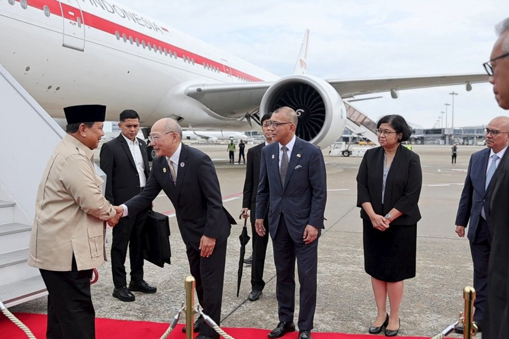 Prabowo Tiba di Osaka, Kunjungi Paviliun Indonesia di Expo