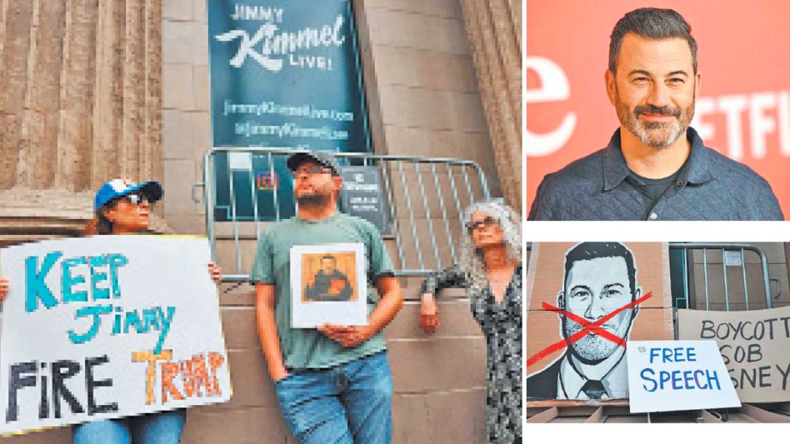 Trump celebró la censura que Disney aplicó a Jimmy Kimmel poniendo fin a su programa