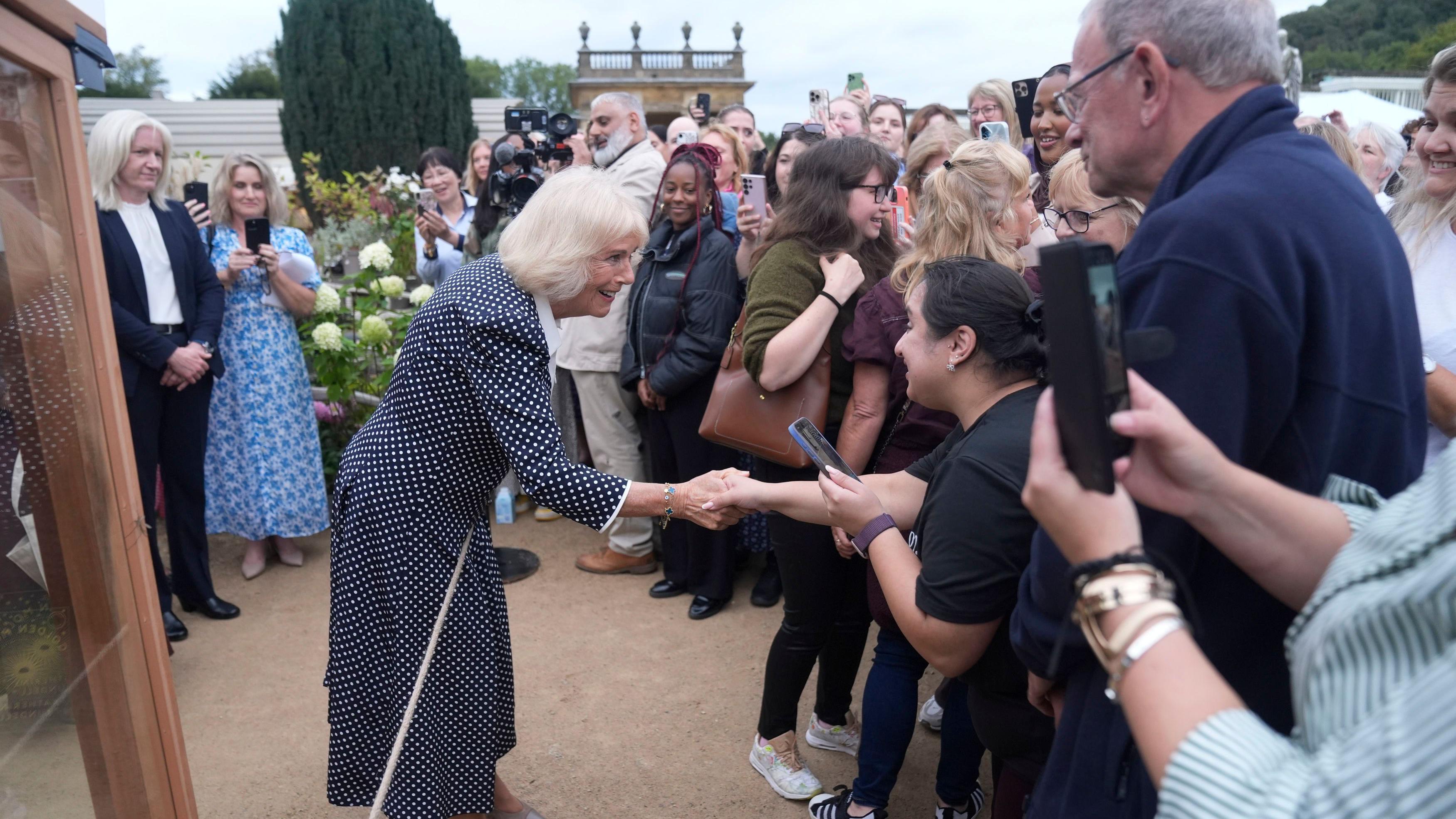 Camilla remembers Mr Darcy scene in literary visit