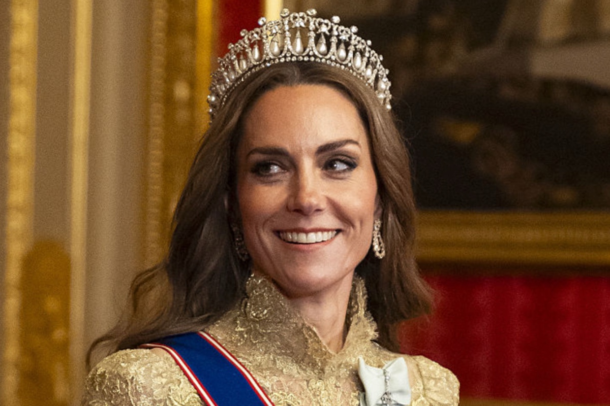 Kate Middleton's Tiara Game is Hair to Impress at State Banquet