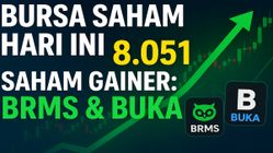 IHSG Tembus 8.051, BRMS dan BUKA Melonjak, Tips Trading Harian