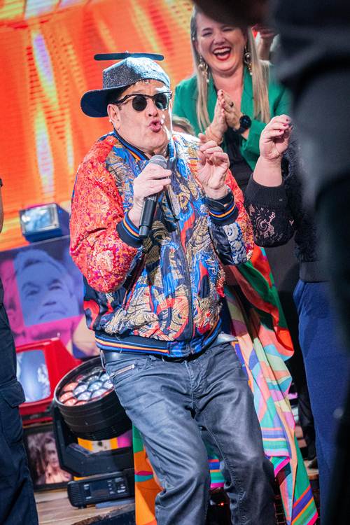 Sergio Mallandro no Altas Horas – Globo/Evelyn Kosta