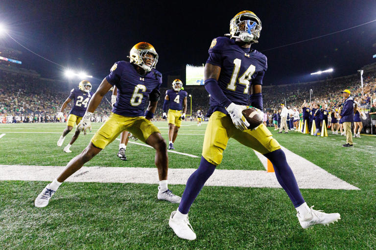 Check out new jersey numbers for Notre Dame freshmen, transfers