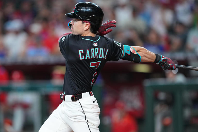 Diamondbacks vs. San Diego Padres updates. Pfaadt hit hard, Carroll sits