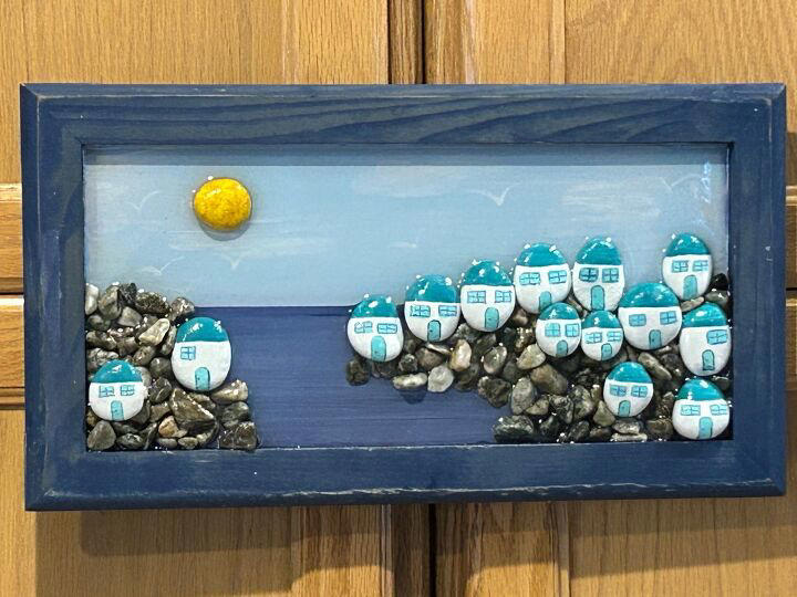 -Painted Rocks Turn Into Surf Side Cottages