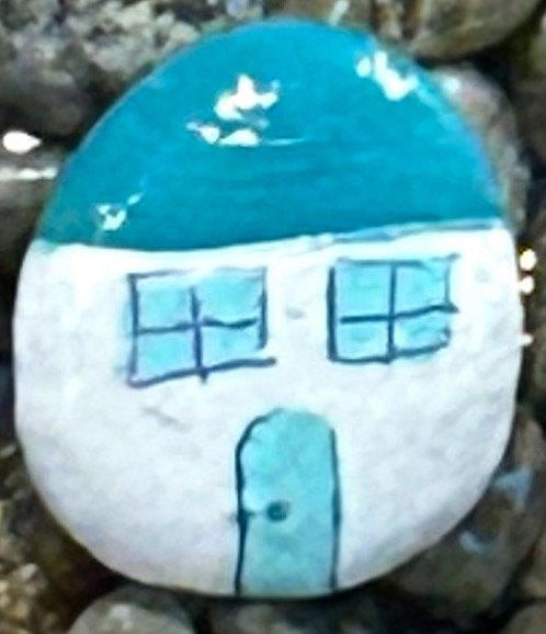 -Painted Rocks Turn Into Surf Side Cottages