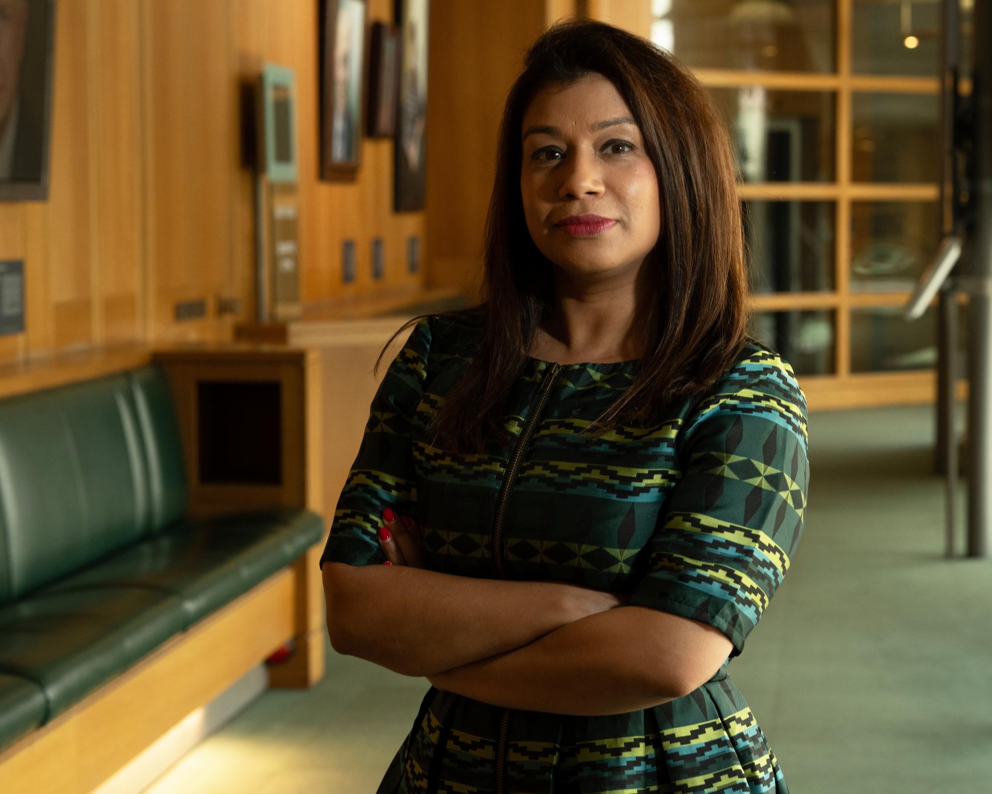 Tulip Siddiq, the MP for Hampstead and Highgate, claims documents that appeared in the Times and a Bangladeshi newspaper were forgeries. Photograph: Sean Smith/The Guardian