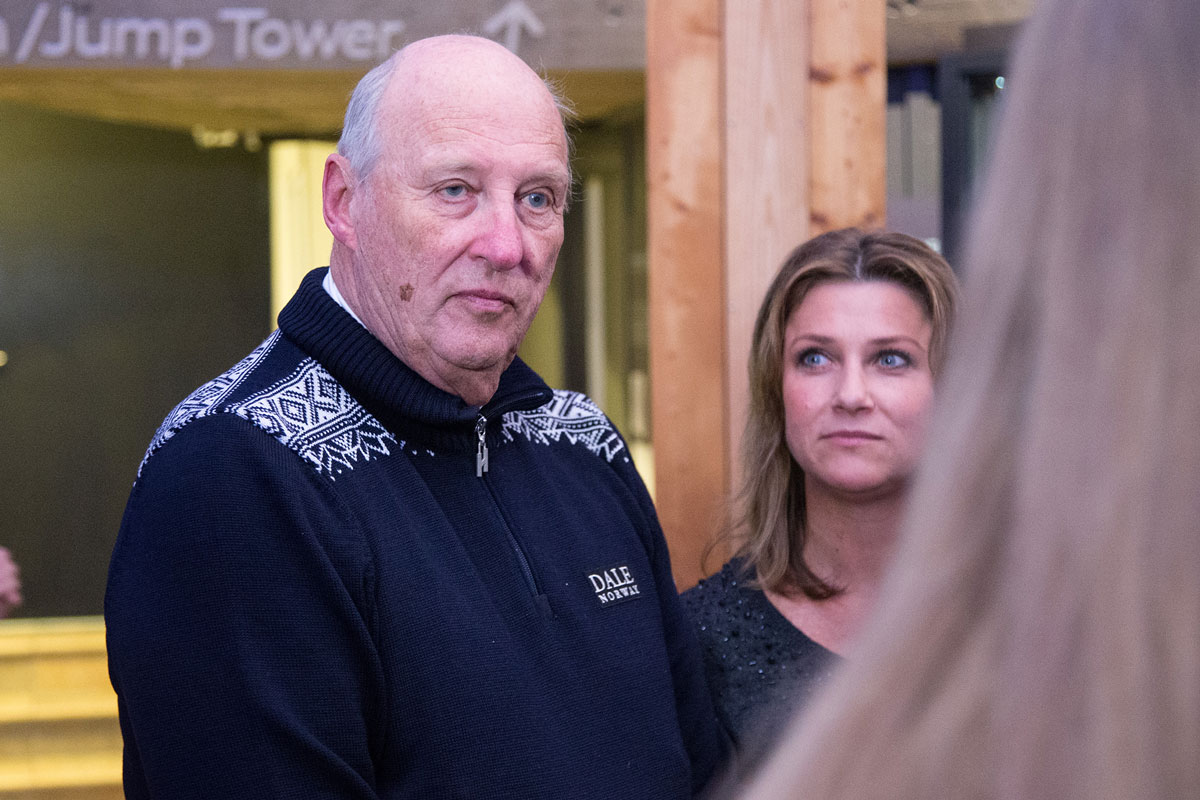 Kong Harald og prinsesse Märtha Louise. Foto: Audun Braastad / NTB