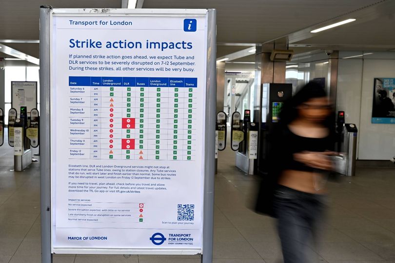 London Underground Tube strikes exact dates and reason behind September ...