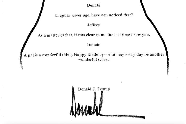 TrumpEpstein live updates Trump breaks silence on birthday letter