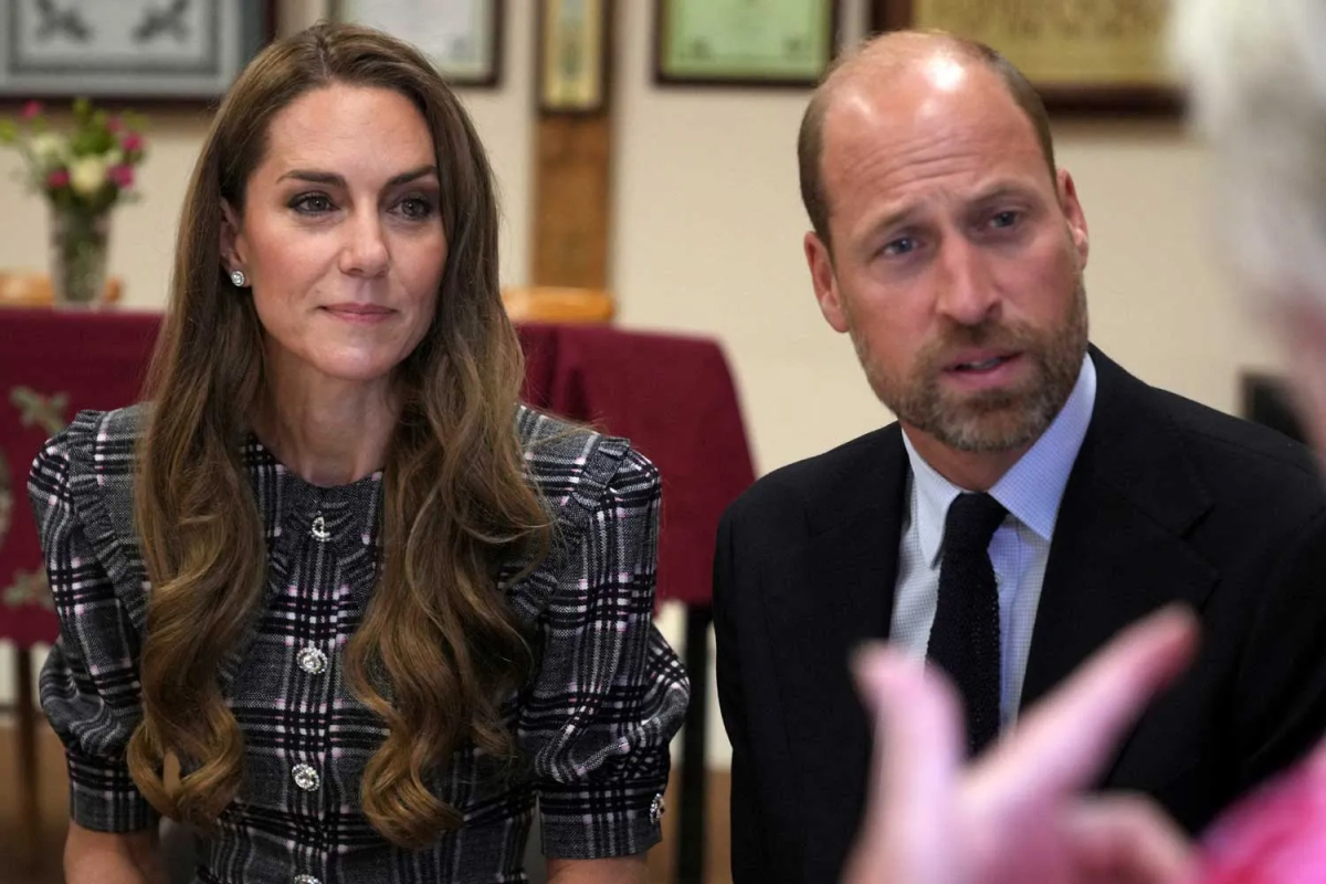 William và Kate tại Viện Liên đoàn Phụ nữ Quốc gia hôm 8/9. Ảnh: AFP
