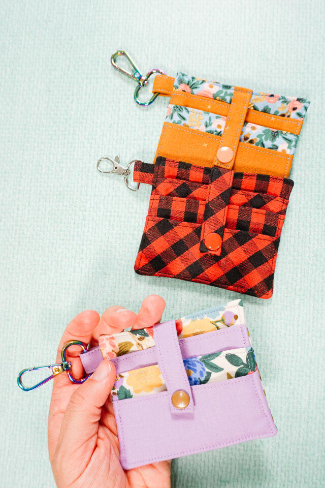Free Keychain Card Wallet Sewing Pattern