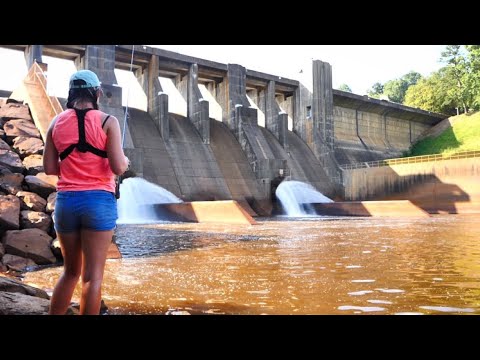 Loaded Spillway Reveals Shocking Fishing Jackpot