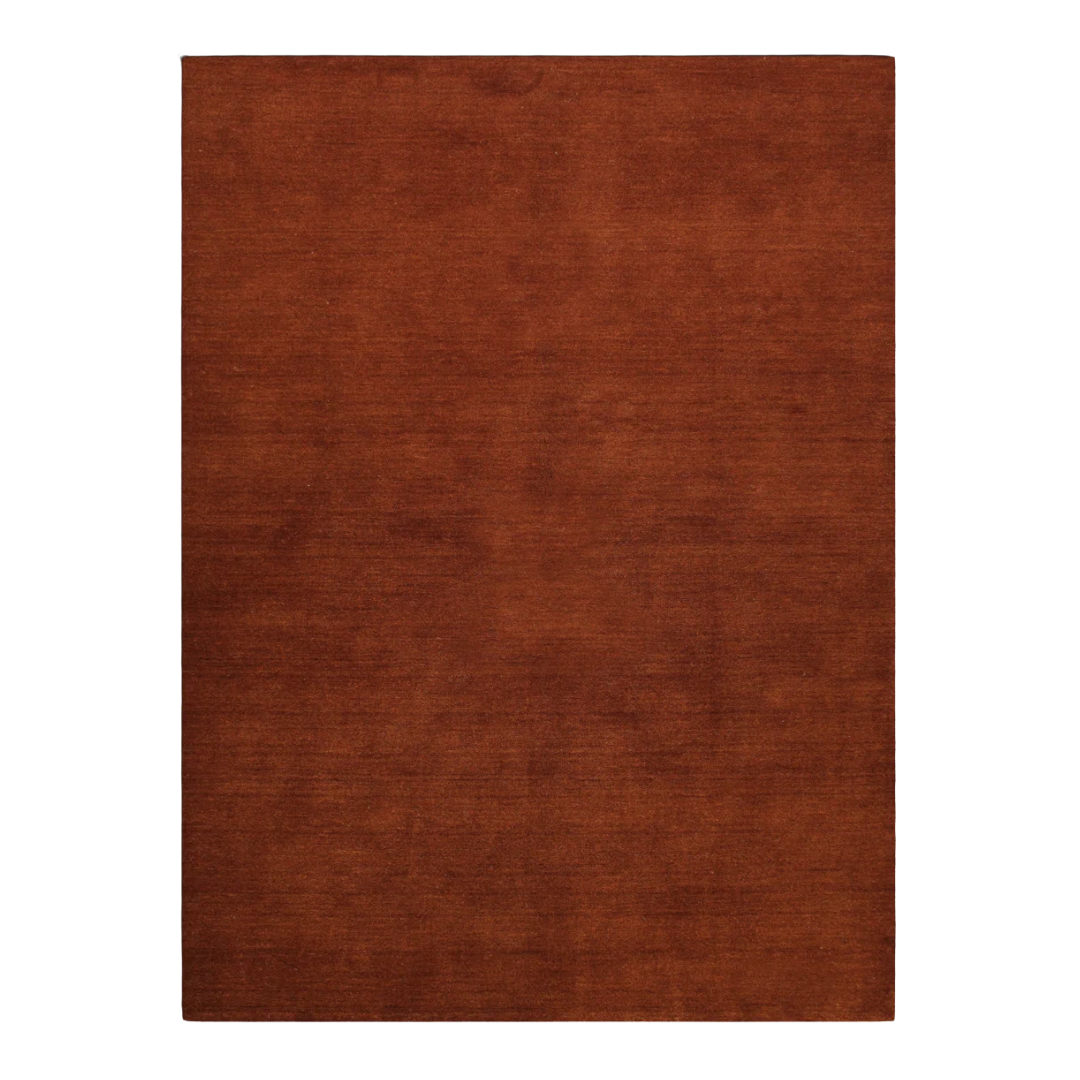 Joss & Main Magdaline Hand Loomed Wool Rust Area Rug & Reviews | Wayfair