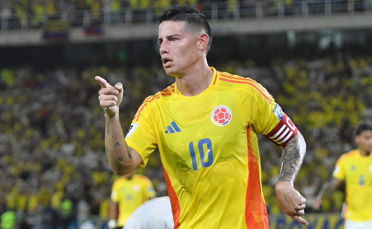 James Rodriguez vượt qua Lionel Messi về thành tích ở vòng loại World Cup giữa Colombia và Venezuela
