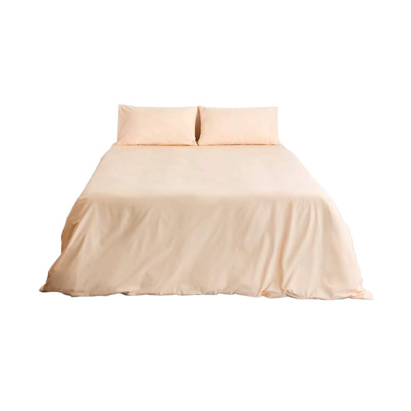 Bed Threads Organic Cotton Percale Vanilla Bedding Set