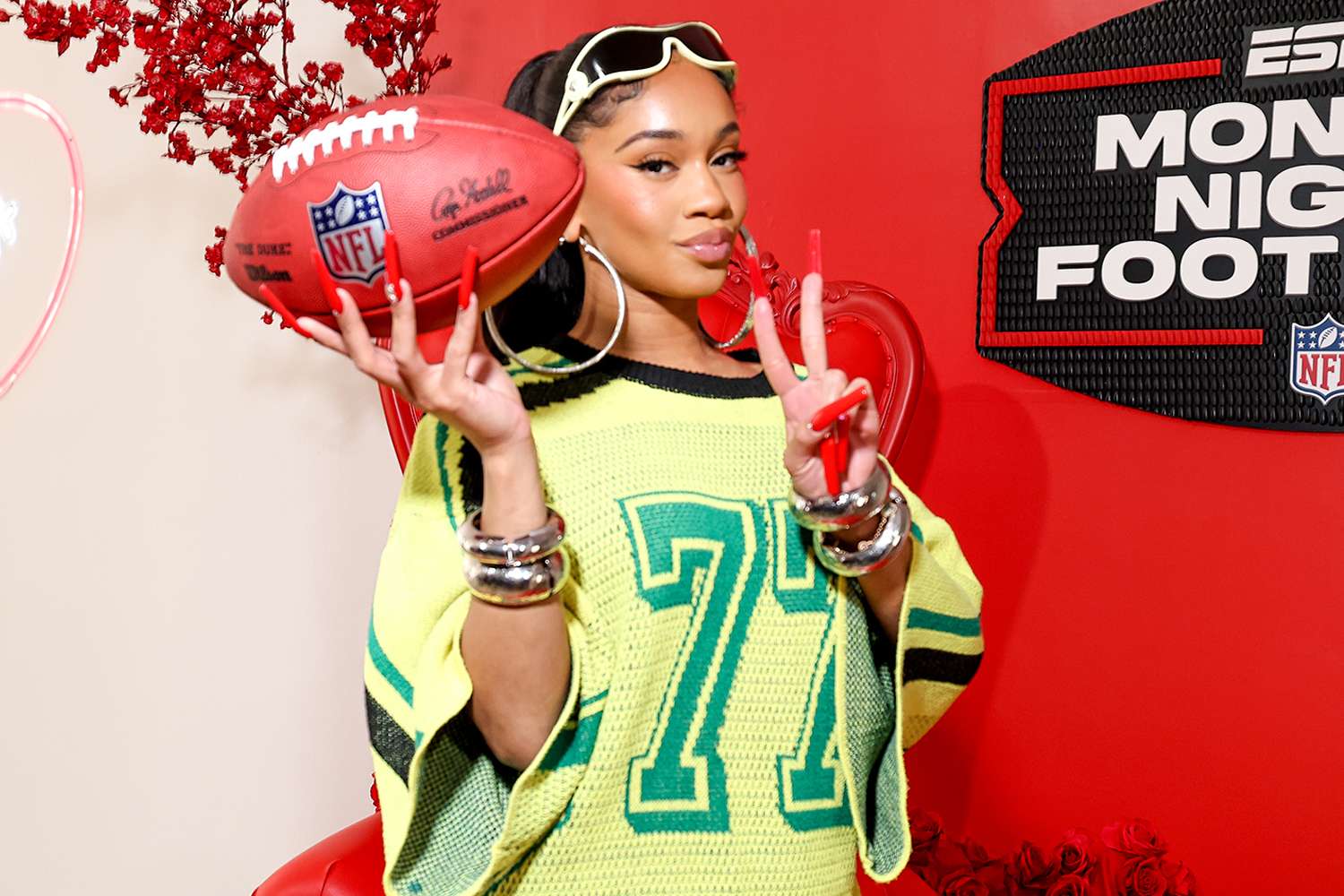 Saweetie Makes History as ESPN's First Woman Monday Night Football(02)