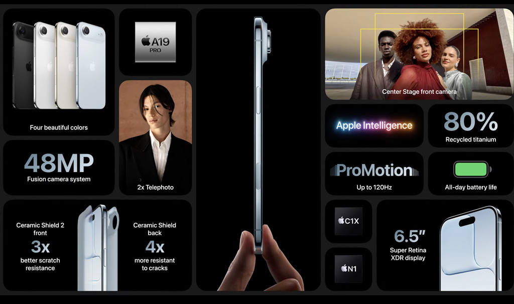 Apple iPhone 17 series launched with 48MP cameras on all devices