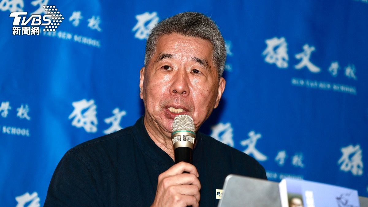 孫文學校總校長張亞中。（圖／華子琛攝）