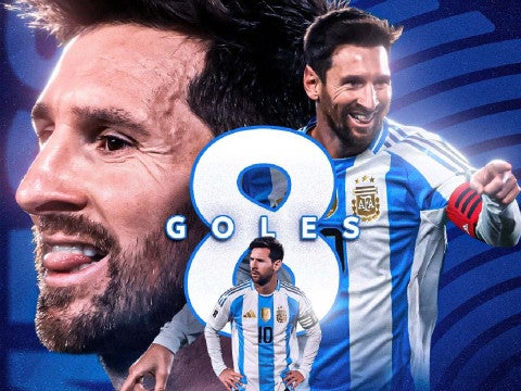 Lionel Messi fue el líder de goleo en Conmebol (@Conmebol)