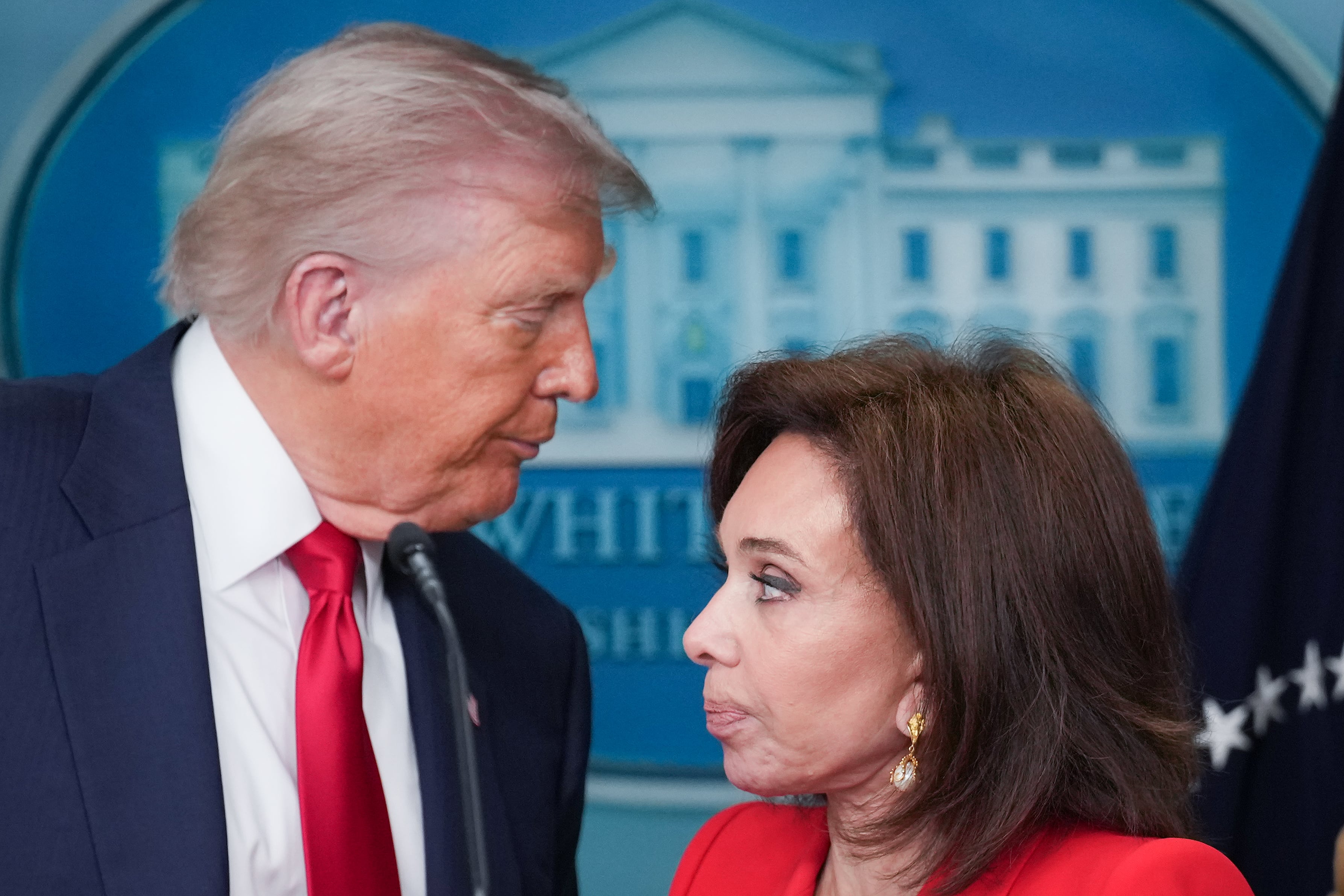The grand jury’s decision is just one of many stumbles for Pirro since Trump took control of the D.C. police force and deployed the National Guard in the name of a crime crackdown. / Andrew Harnik/Getty Images
