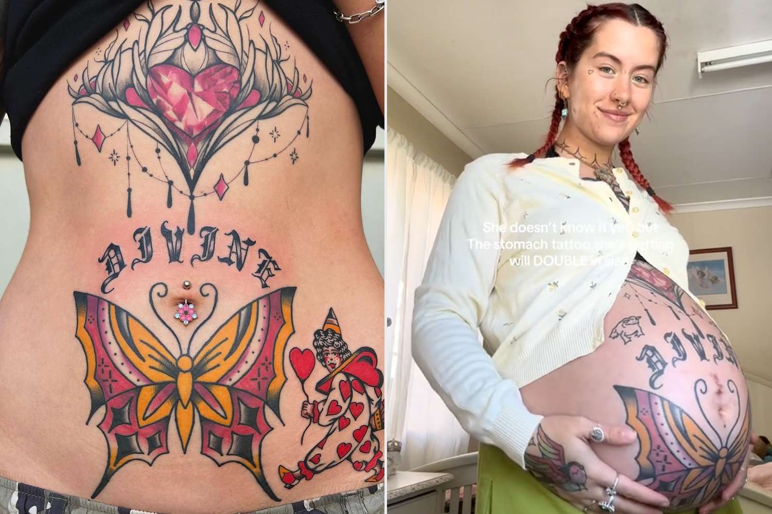 Mom with 60 Tattoos Received 'Wild Stares' While Pregnant. But There's ...