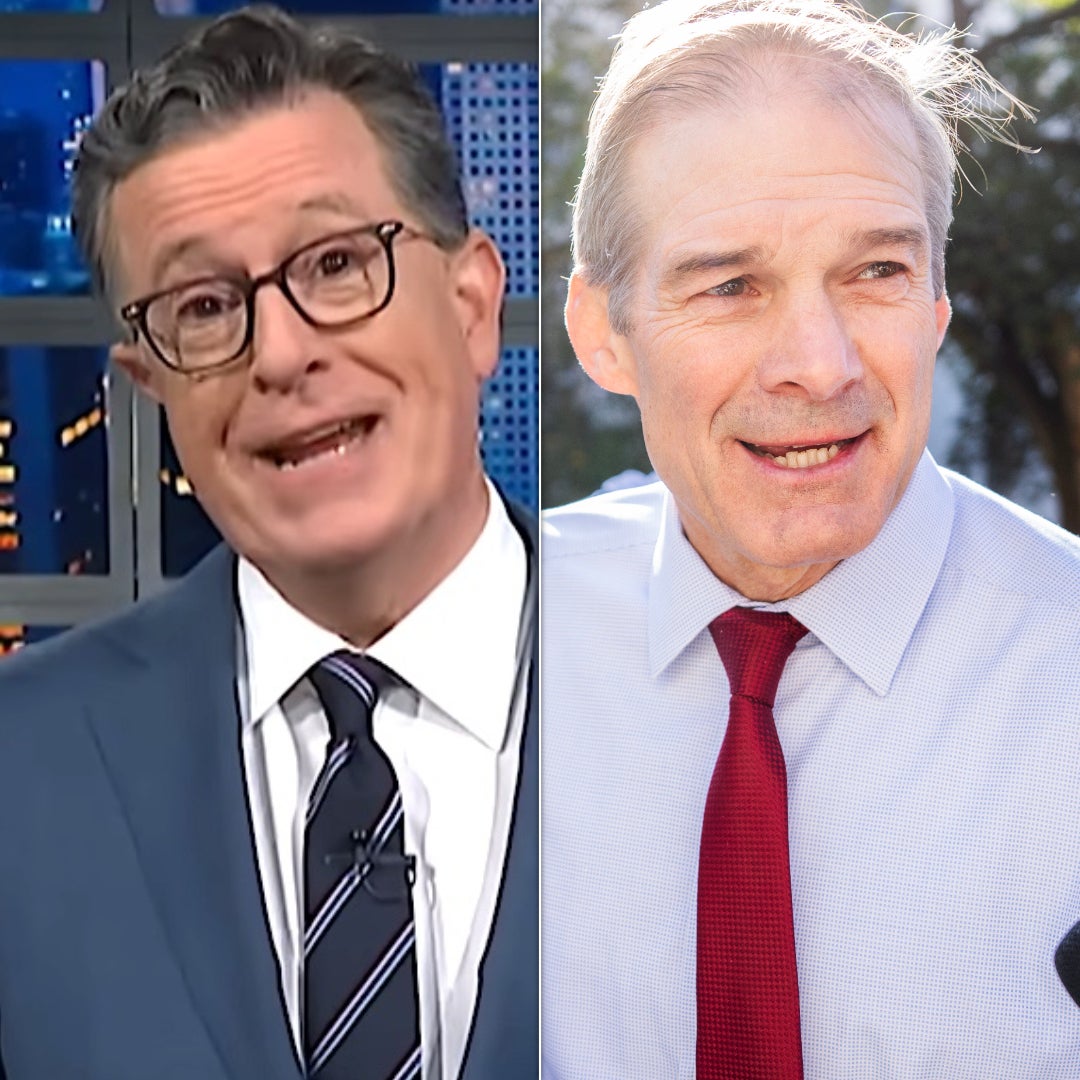 Stephen Colbert, Jim Jordan (Photo: CBS/Getty)