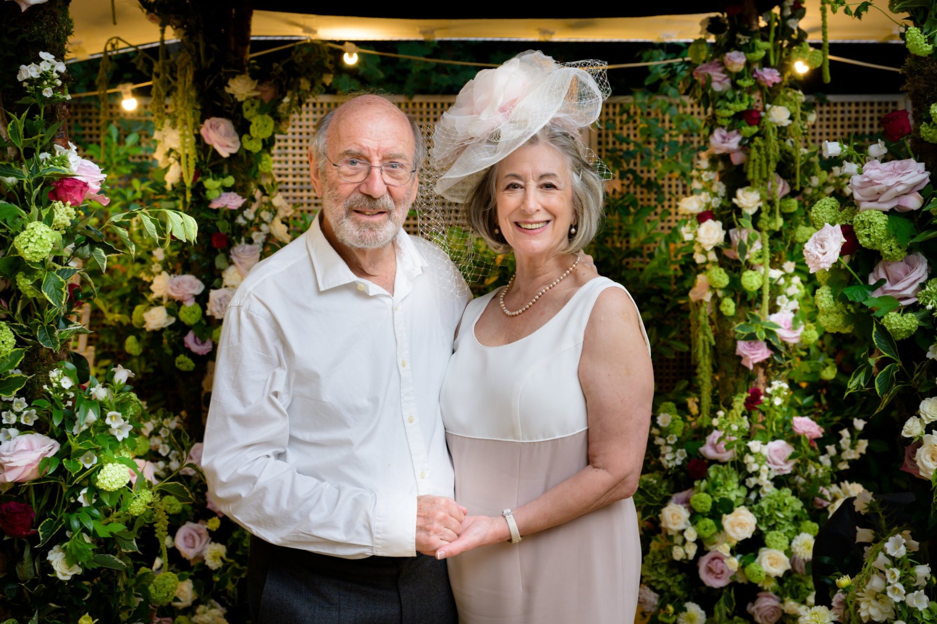 The emergency alert was sounded during the ceremony – something which the rabbi made light of (Picture: Adrian Pope)